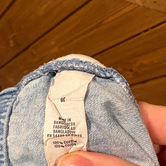 Aerie Denim Style Blue Women's Shorts 100% Cotton Medium - Picture 4 of 4